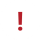 ! Icon Ausrufezeichen